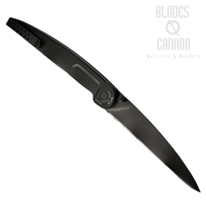 Extrema Ratio BF3 Dark Talon Folding Knife, N690 Black, Aluminum Black Ruvido